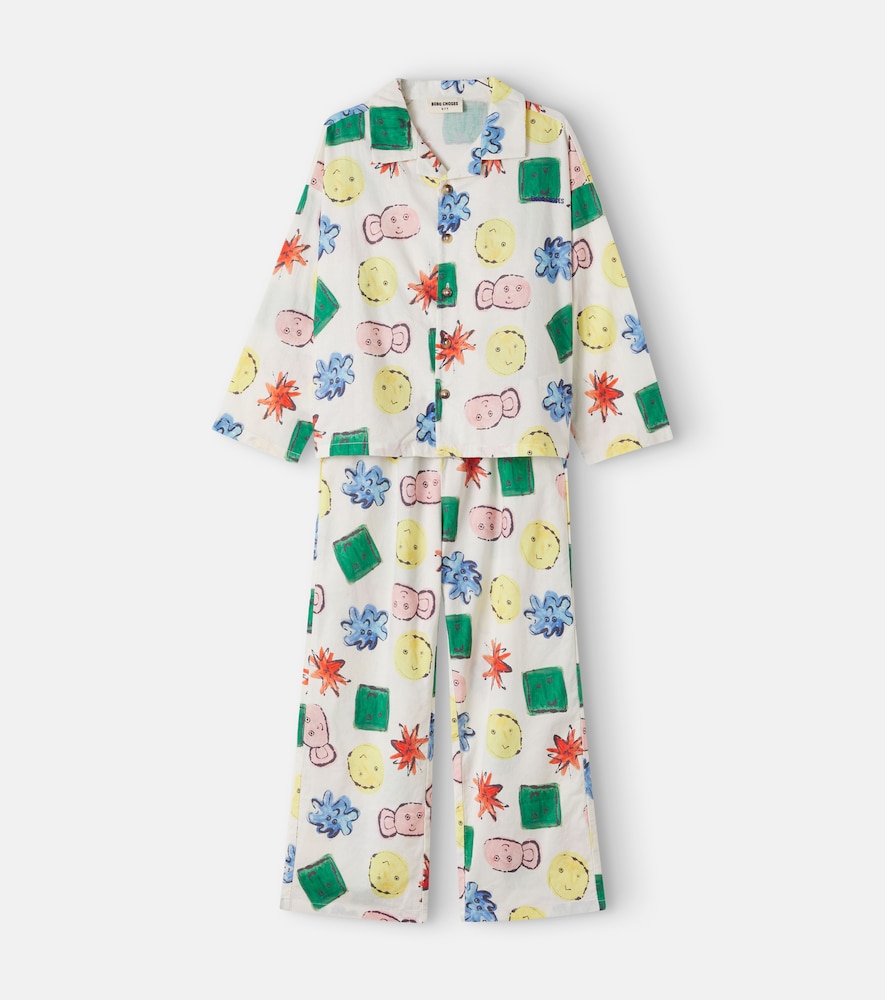 Bedruckter Pyjama Monster Gang aus Baumwolle