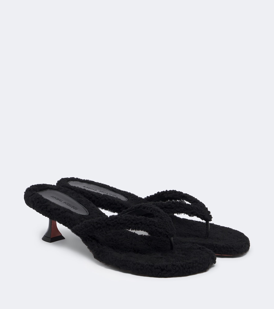 Sandalen Juliette aus Shearling