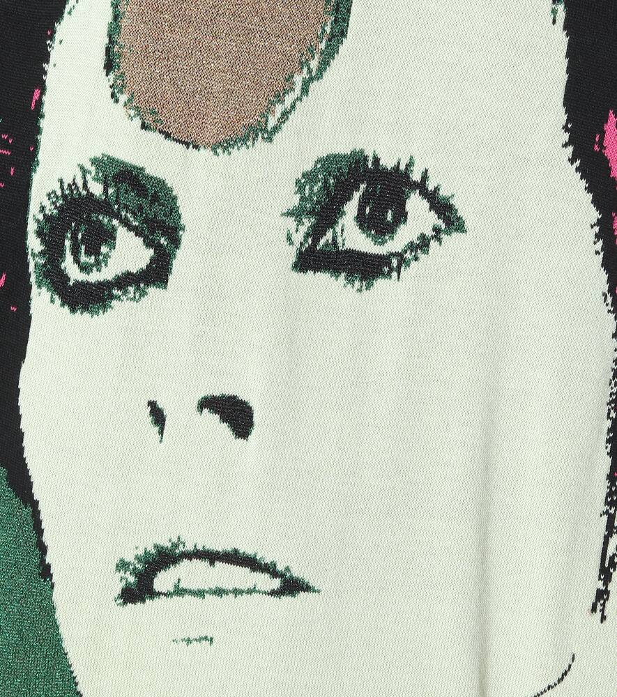 UNDERCOVER DAVID BOWIE COTTON-BLEND SWEATER