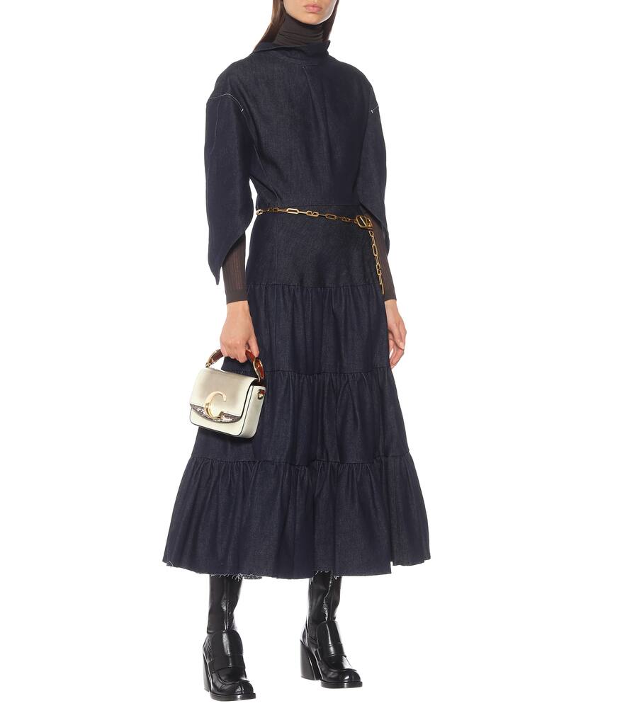 Adelie leather knee-high boots by Chloé