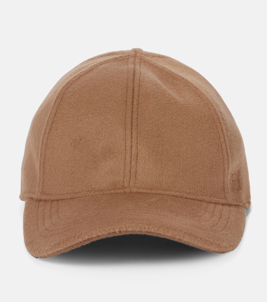 Toteme Toteme Wool and cashmere baseball cap　Toteme ウール & カシミア ベースボール キャップ