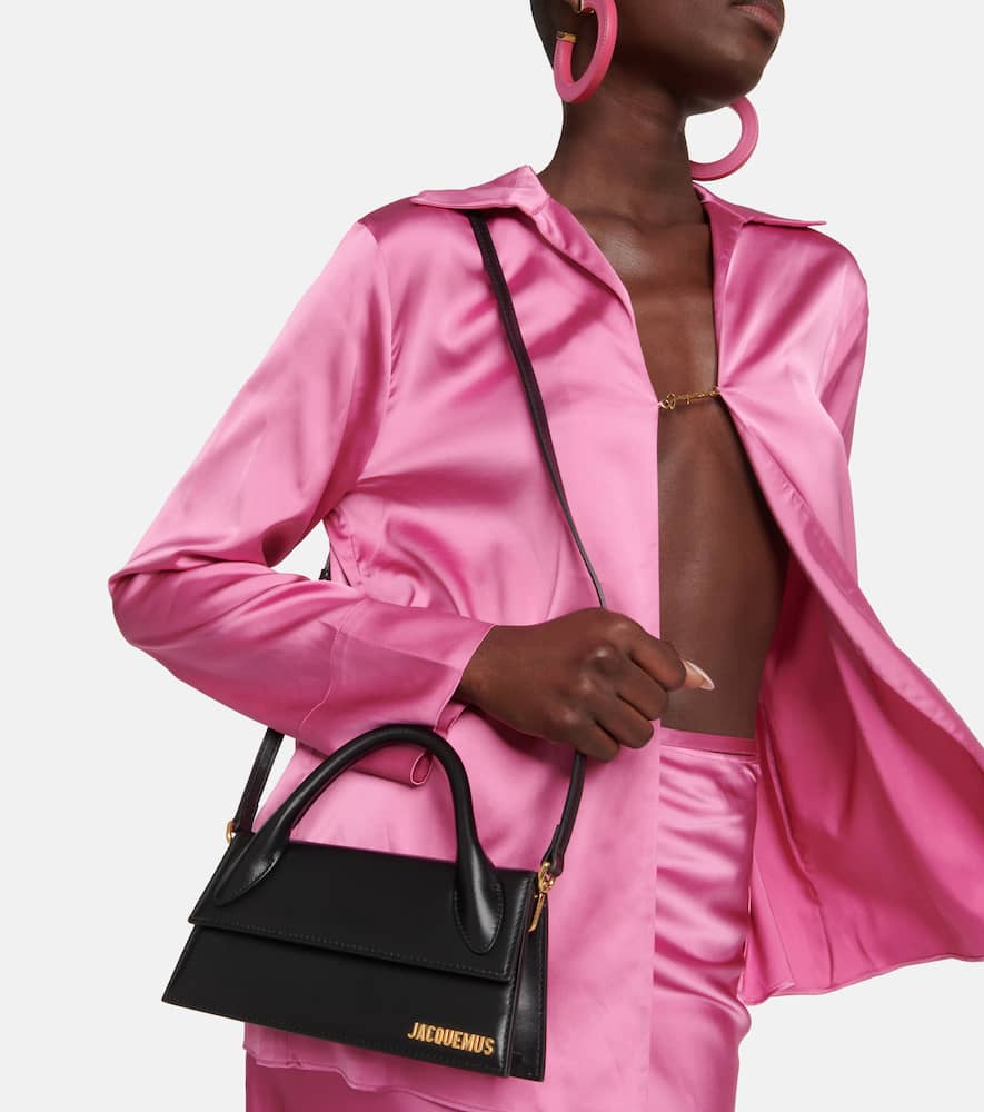 Le Chiquito Long leather shoulder bag