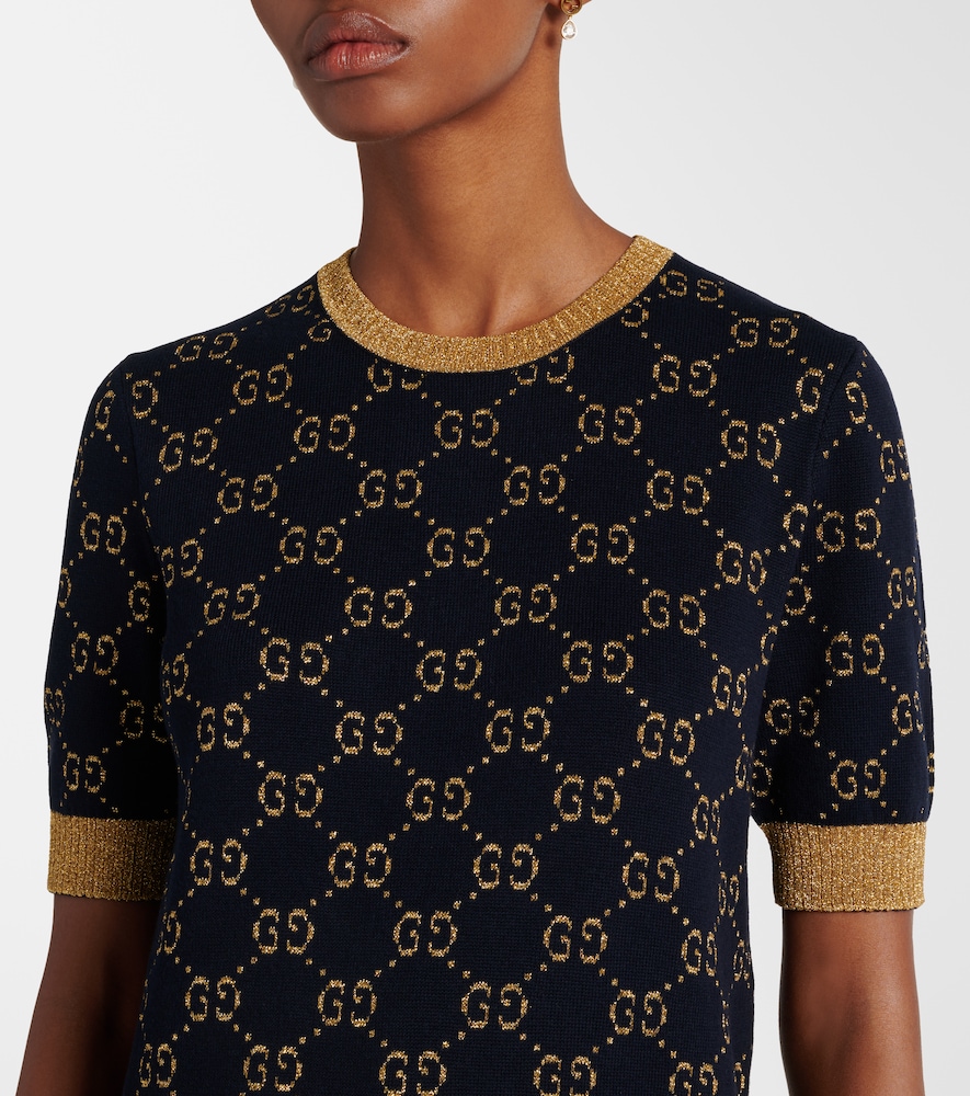  Gucci Gucci Top Aus Jacquard-strick 