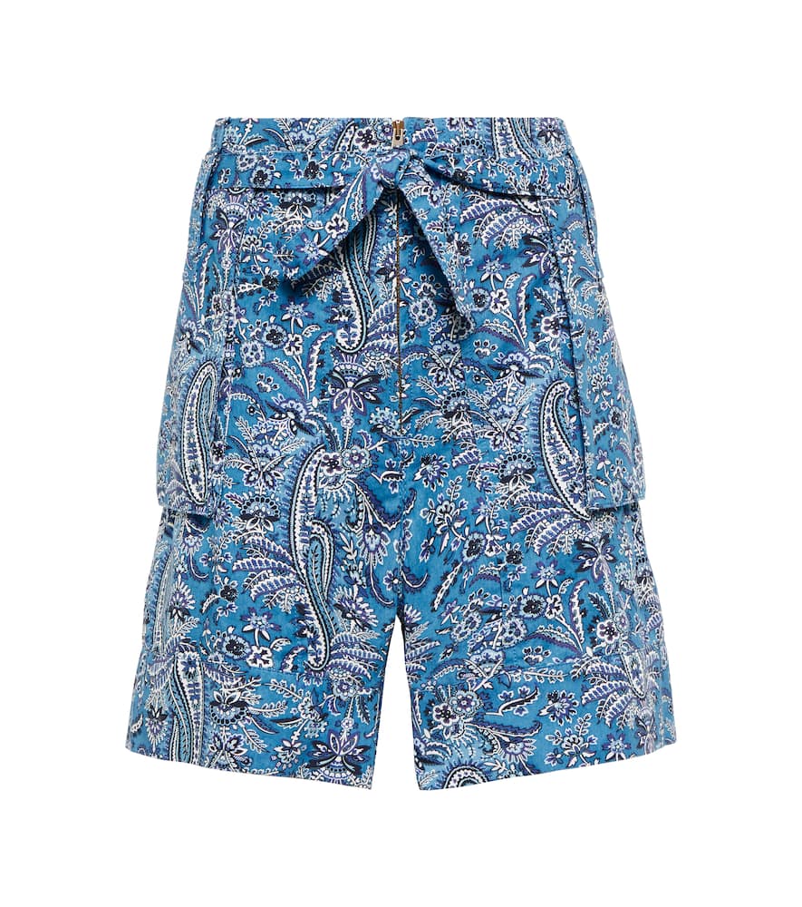 Etro Paisley cotton Bermuda shorts