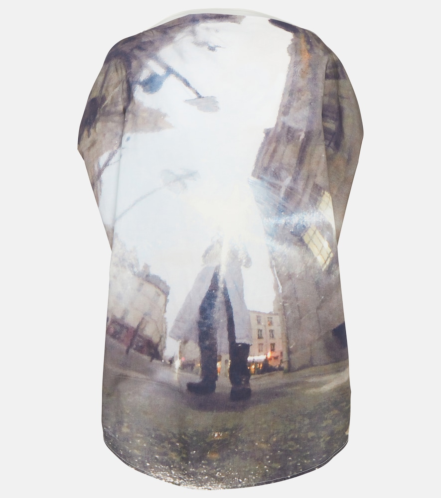 MM6 Maison Margiela Printed cotton top　MM6 メゾン マルジェラ プリント コットン トップス MM6