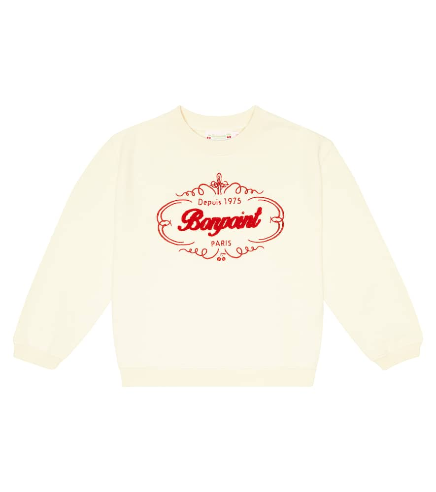 Bonpoint Sweatshirt Tayla Aus Baumwolle In Ecru