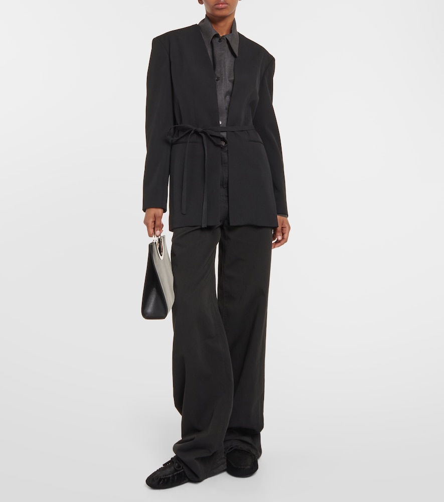 The Row Lucca calf hair moccasins