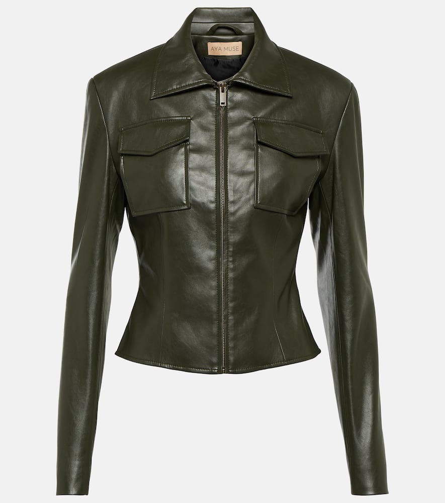 Aya Muse Edona faux leather jacket