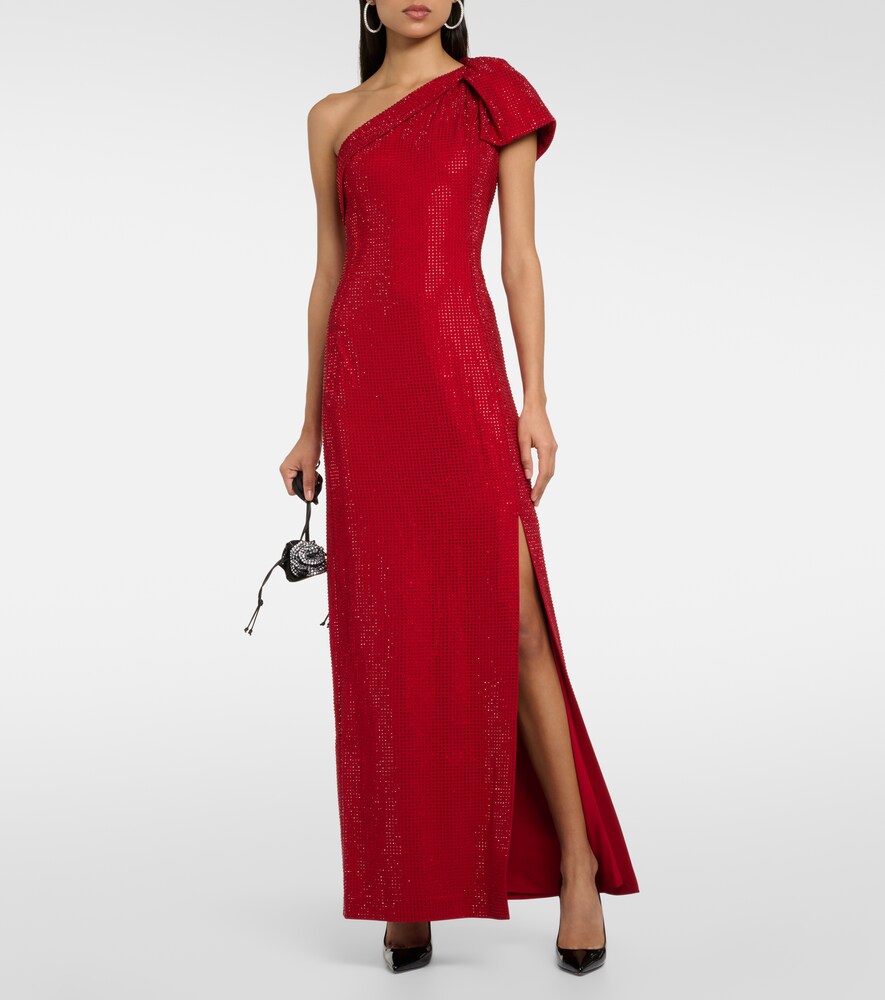  Roland Mouret Roland Mouret One-shoulder-robe Mit Kristallen 