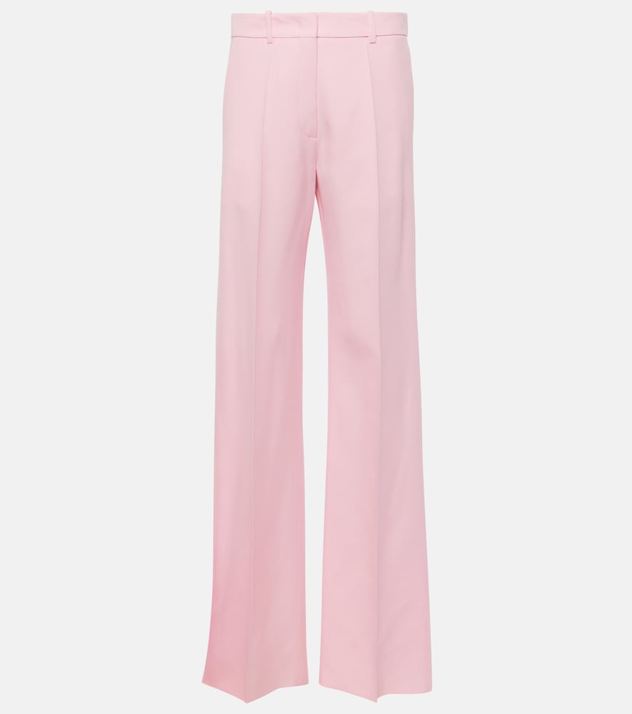 Valentino Pantalon ample en laine et soie 1050 €