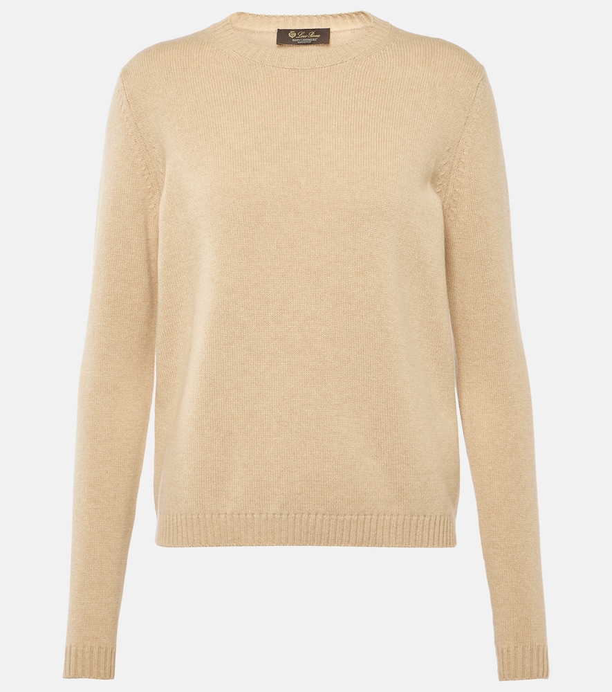 Shop Loro Piana Parksville Cashmere Sweater In Beige