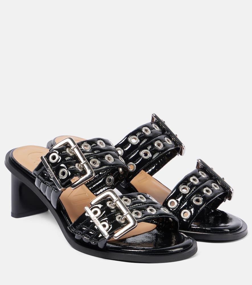 Quilted mules