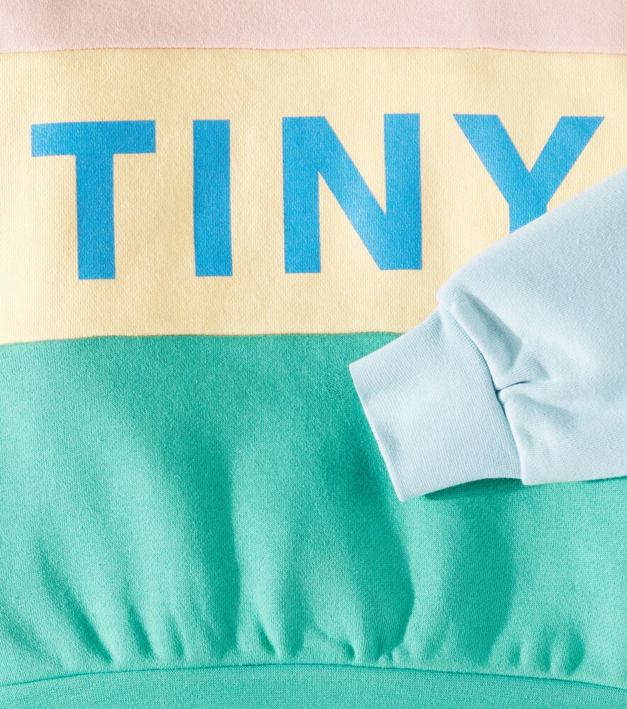  Tinycottons Tinycottons Color Block Logo Cotton Sweatshirt 