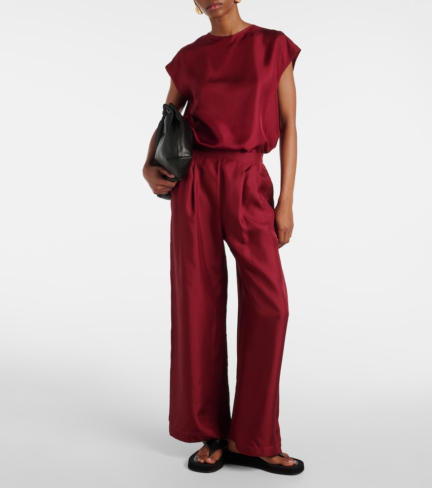  Asceno Asceno Palazzo-hose Isola Aus Seiden-twill 
