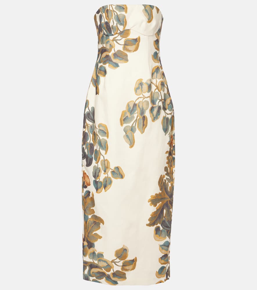 Sir Evalita Column Dress In Beige