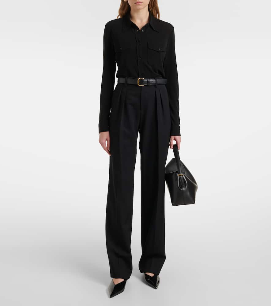 Nili Lotan Aveline Shirt In Black