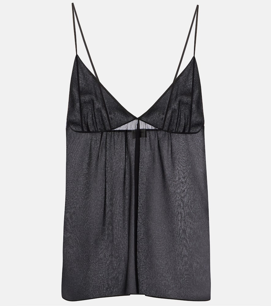 Silk georgette camisole