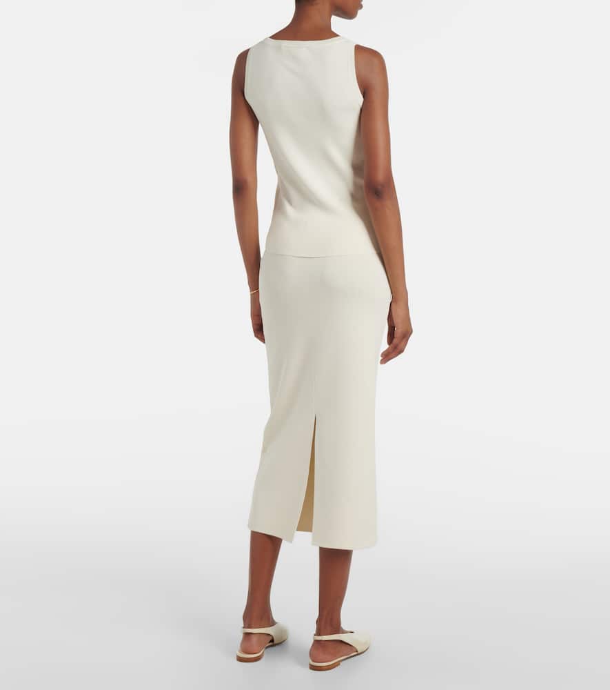 Max Mara Pentola Tank Top In White