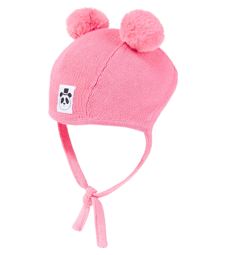  Mini Rodini Mini Rodini Baby Knitted Cotton Beanie 