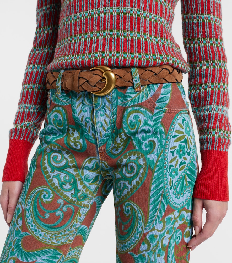 Etro Braided suede belt | Thumbnail 3