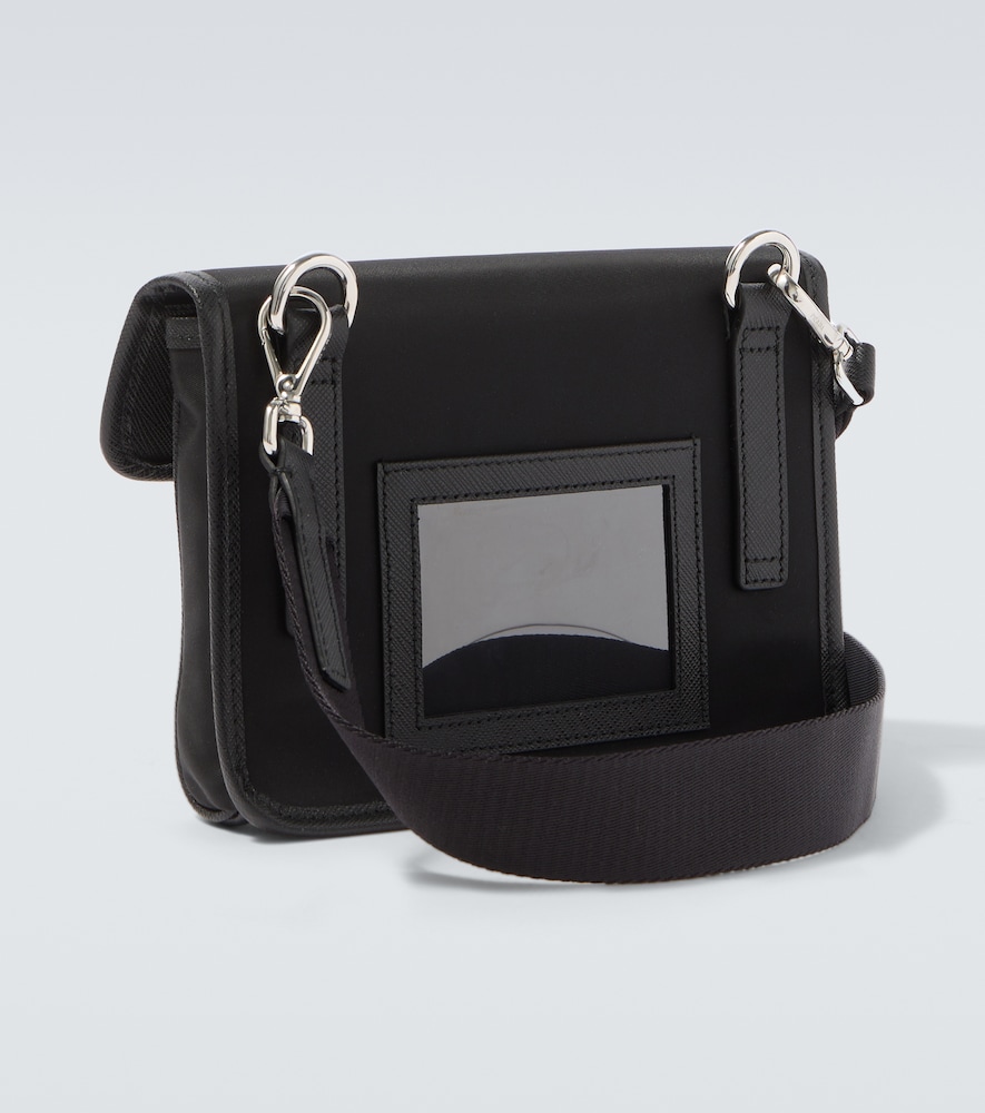  Prada Prada Re-nylon Leather-trimmed Shoulder Bag 