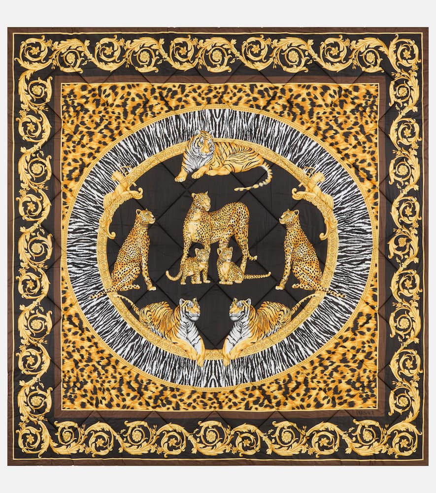 Wild Cats cotton satin throw