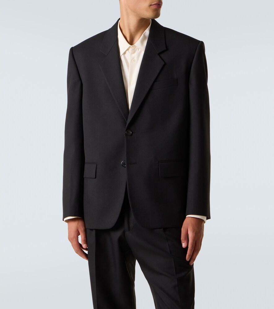  Saint Laurent Saint Laurent Wool Gabardine Blazer 