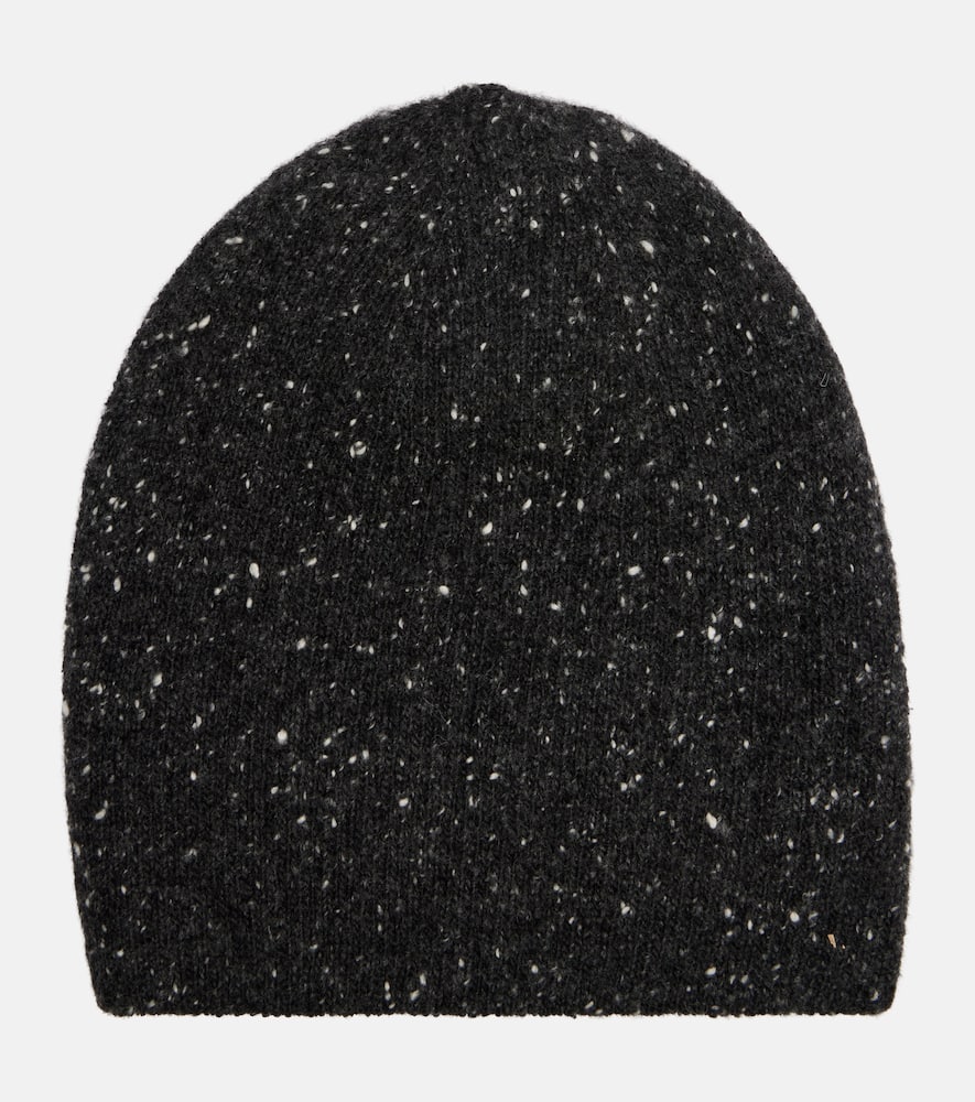 The Row Marvy Cashmere Beanie In Gray