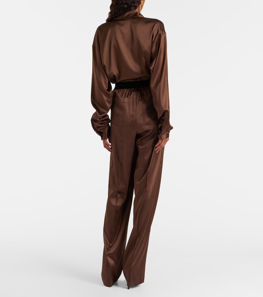  Tom Ford Tom Ford Silk-blend Straight Pants 