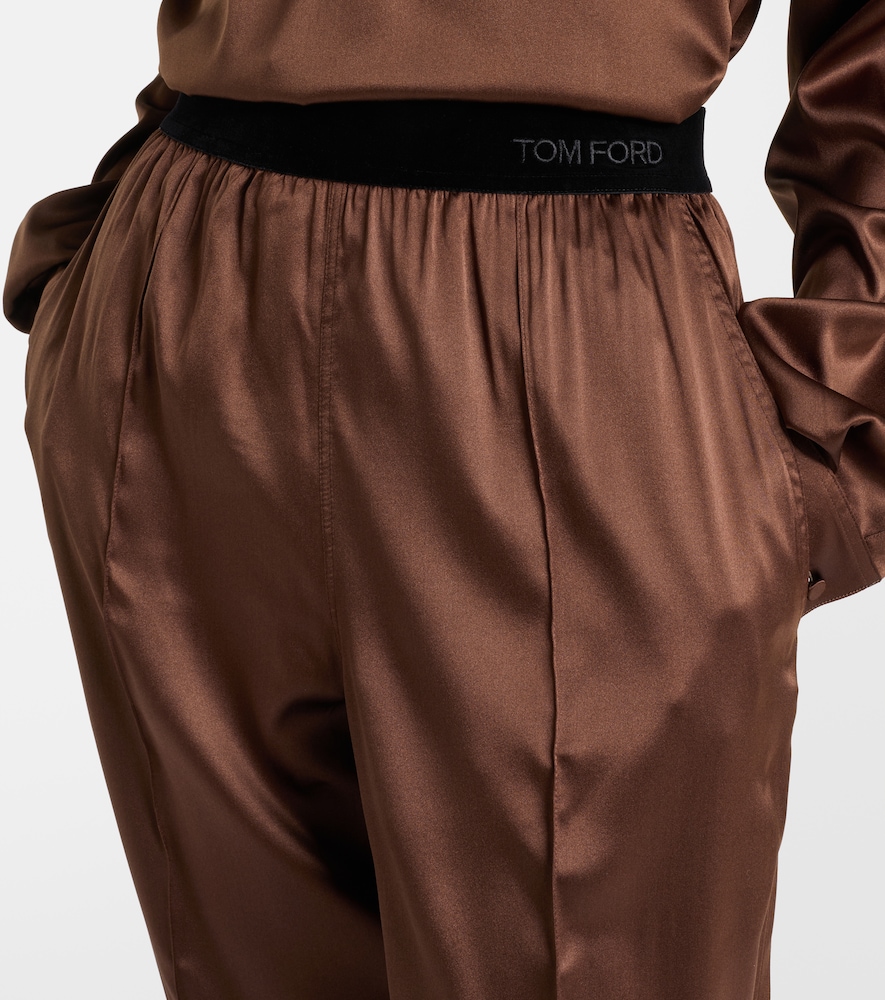  Tom Ford Tom Ford Silk-blend Straight Pants 