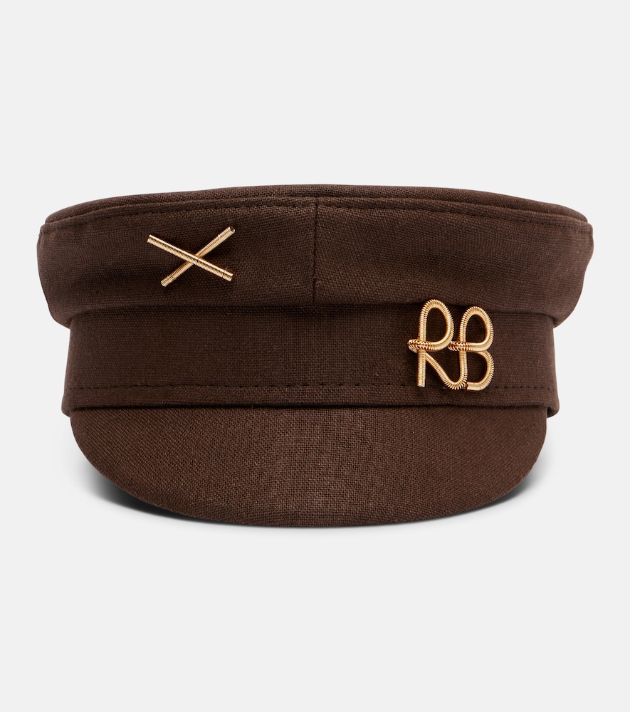 Ruslan Baginskiy RB linen canvas newsboy hat