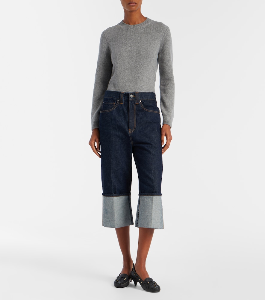  Khaite Khaite Jeans Anchos Cropped Boyle 