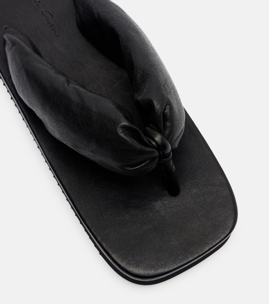  Rick Owens Rick Owens Plateau-sandalen Aus Leder 