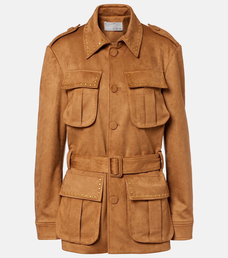 Xu Zhi Studded belted field jacket