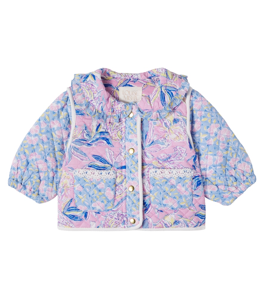 Louise Misha Multicoloured Baby Joulia Printed Quilted Cotton Jacket M Size 18 - Mytheresa