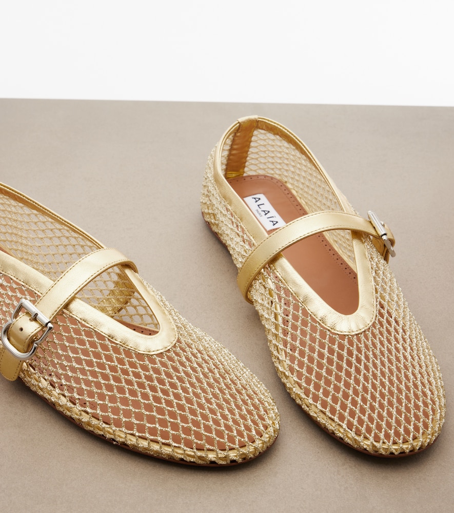  Alaia Alaïa Ballerinas Mit Leder 
