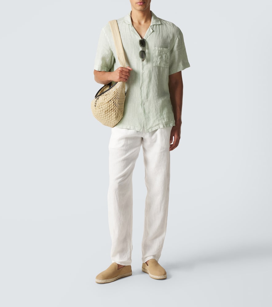  Thom Sweeney Thom Sweeney Hemd Aus Leinen 