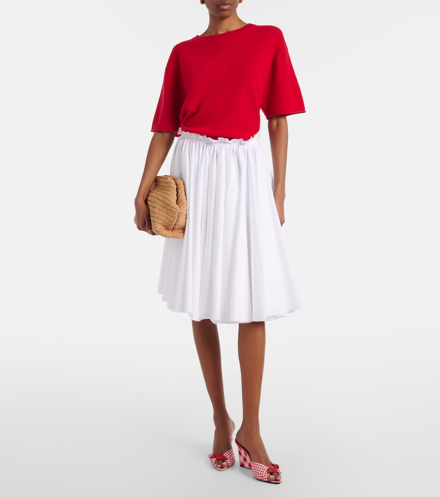 Livi Checked Wedge Mules
