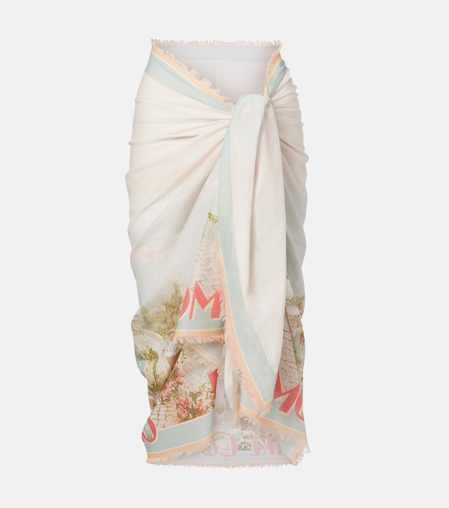 Zimmermann Como printed silk scarf