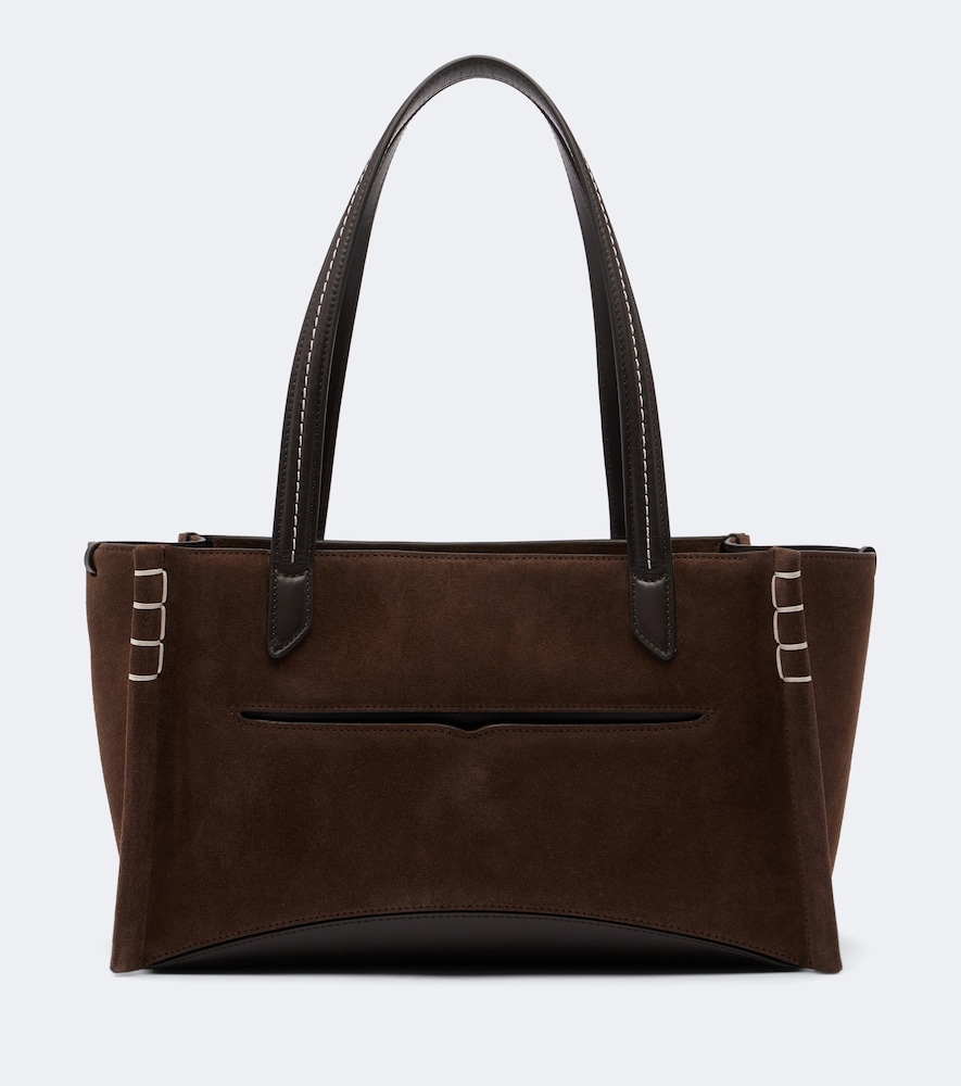 Tote Bag Loafer Cabas aus Veloursleder