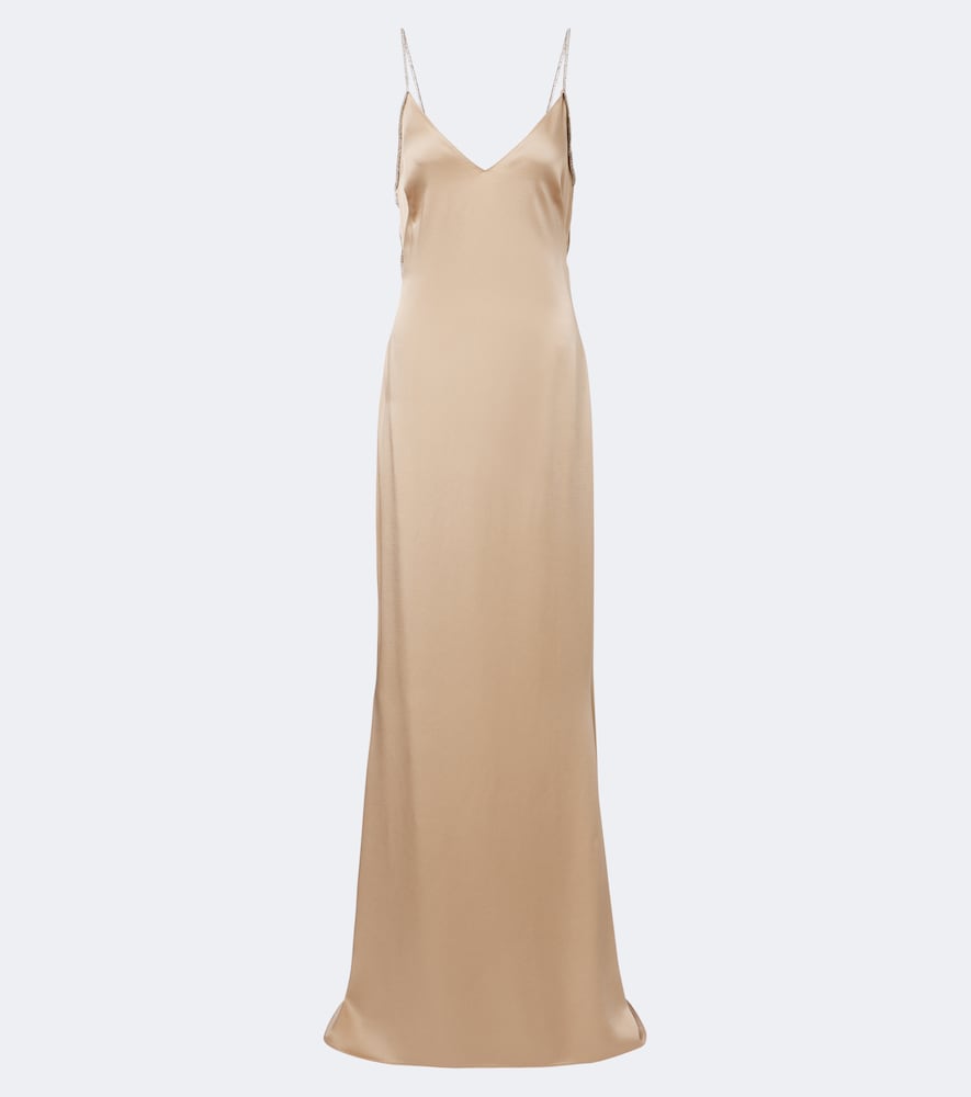Verzierte Robe aus Satin