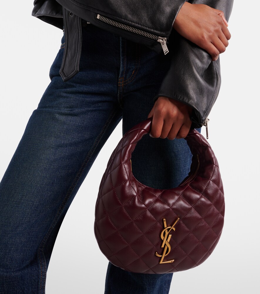 Saint Laurent Icarino Baby quilted leather top-handle bag