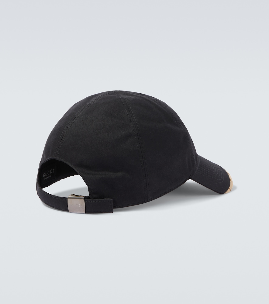  Gucci Gucci Gg Canvas Cotton-blend Baseball Cap 