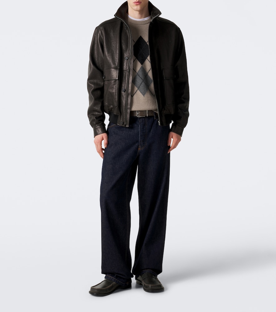 Mr Hambley Argyle Cashmere Sweater