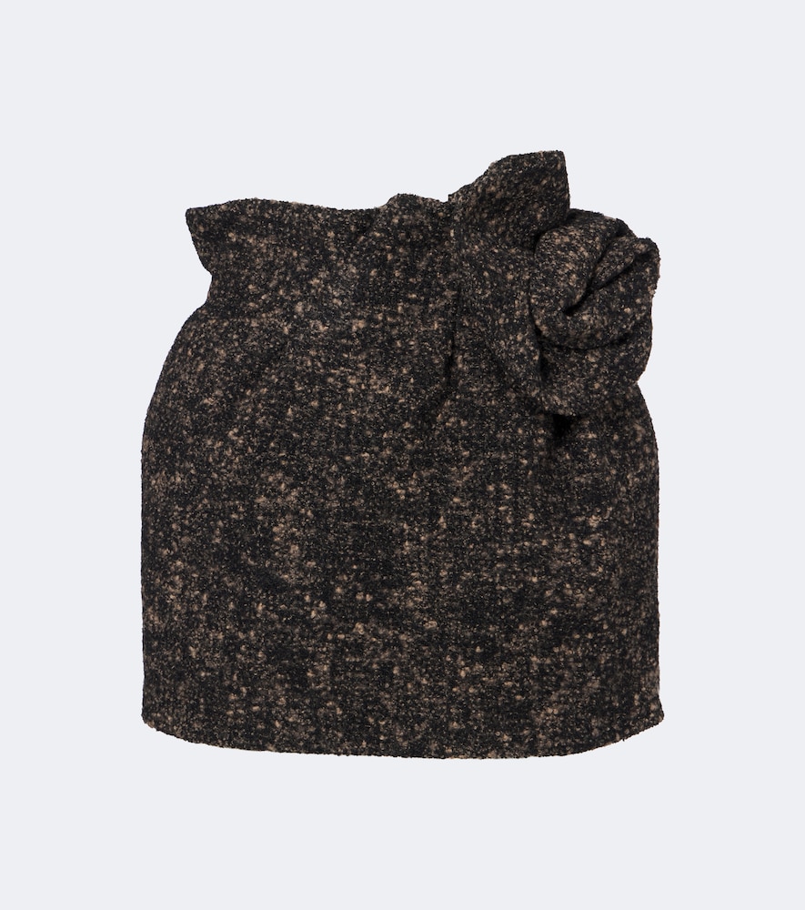 Minirock aus Bouclé