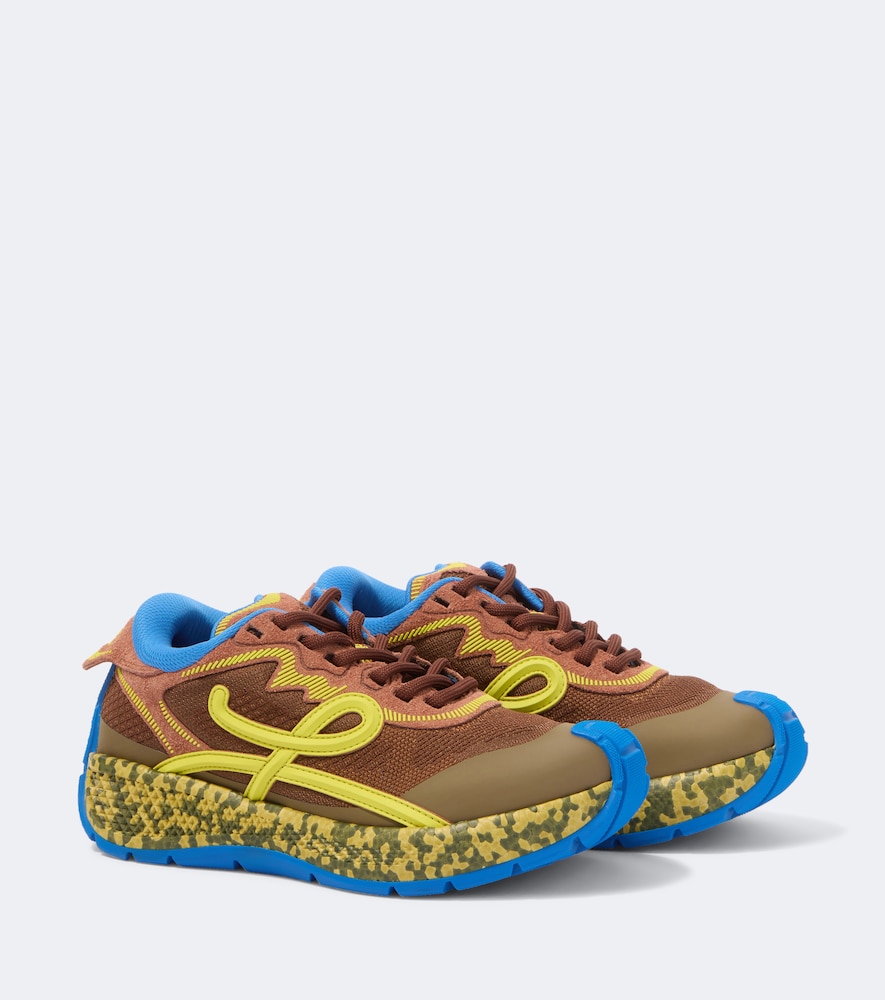 Sneakers Pogo mit Veloursleder