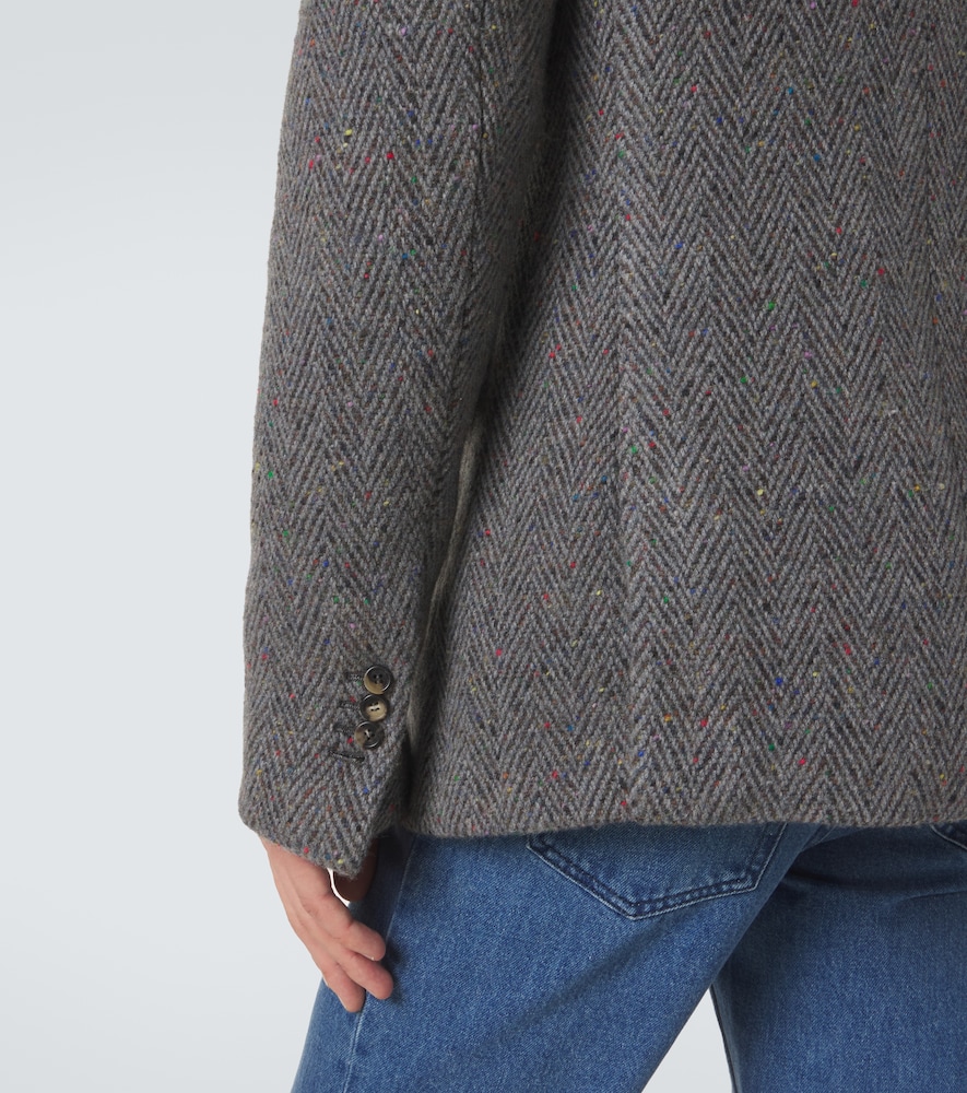 Irving Herringbone Wool And Cashmere Jacket