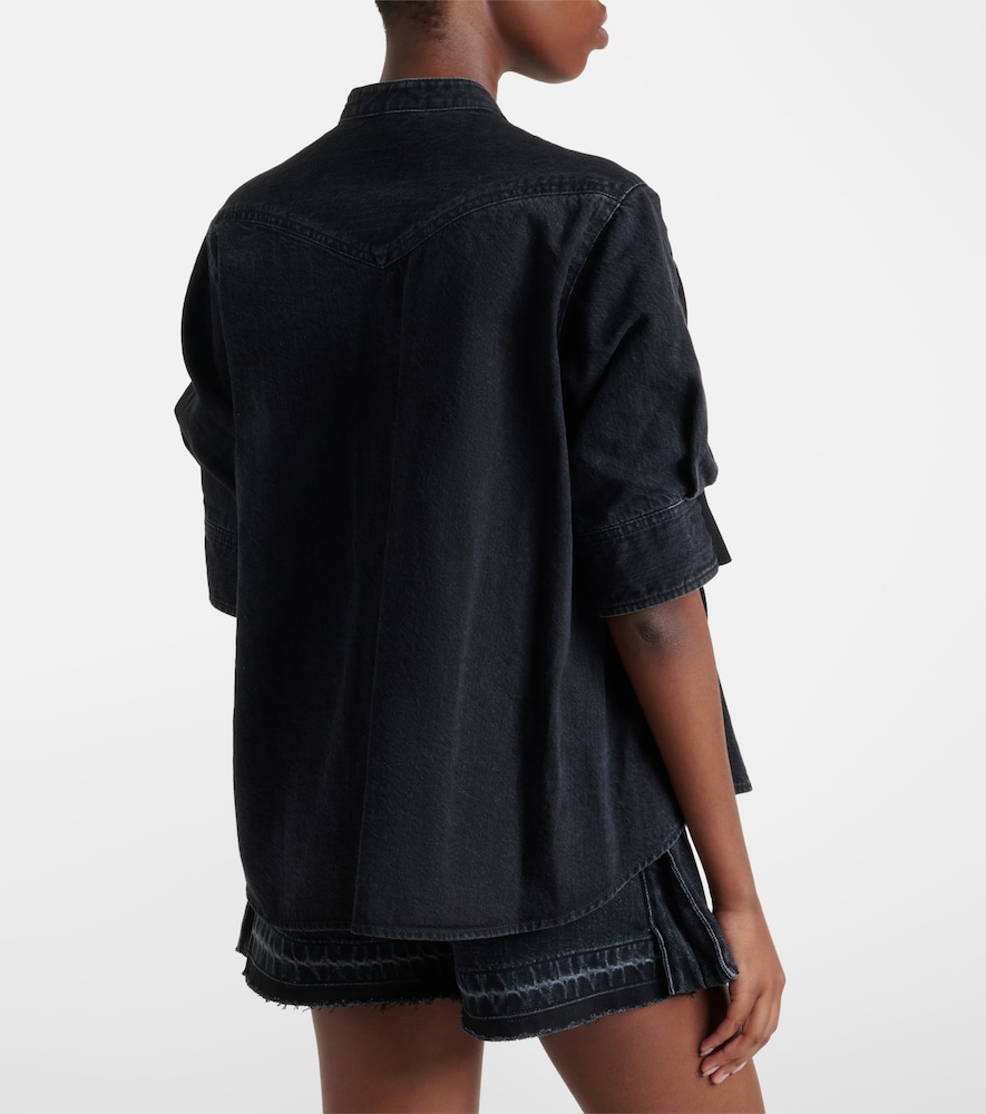 Layered Cotton-Blend Sweater