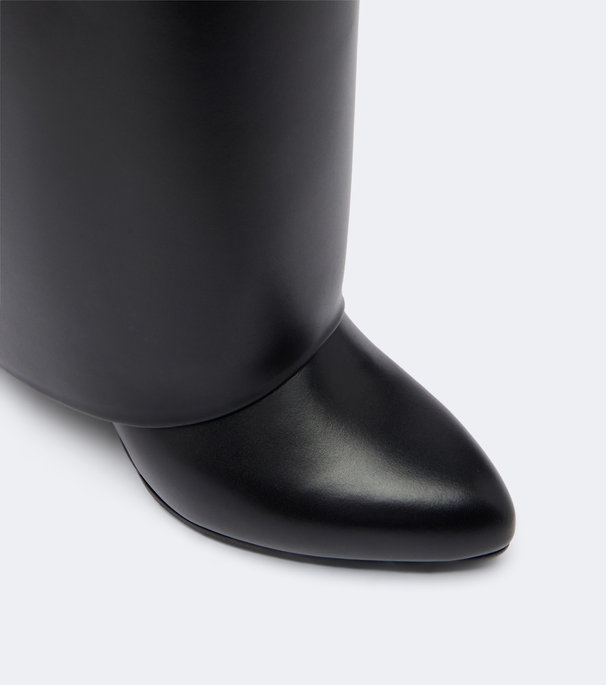 Shark Pinch Leather Over-The-Knee Boots