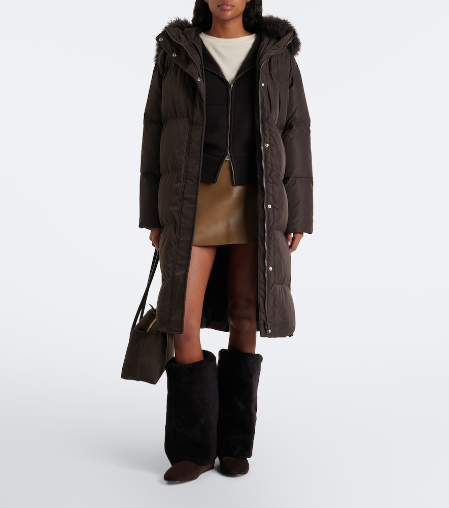 Shearling And Knee-High Boots